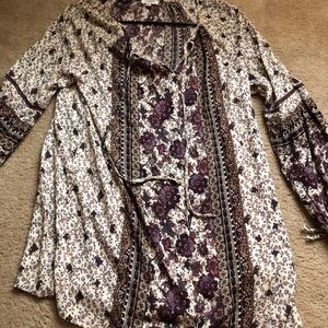 women’s long sleeve boho dress